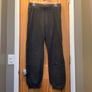 Victoria’s Secret classic fleece jogger, charcoal gray, size M